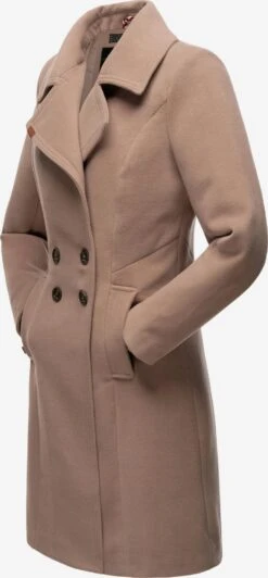 Navahoo Wintermantels Wintermantel Wooly Dames Beige -Chique Kleding Winkel 64f9255b760ee8531cf43ca57ea99b5e