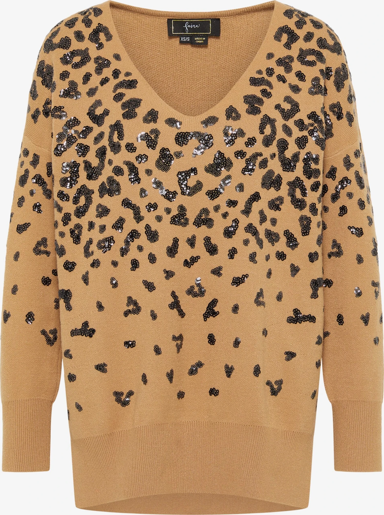 Faina Fijngebreide Truien Regular Trui Dames Camel 3 Faina Fijngebreide Truien Regular Trui Dames Camel