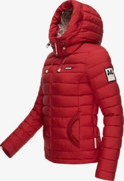 Marikoo Winterjassen Winterjas Nasriin Dames Rood -Chique Kleding Winkel 67d7ae8638633ea0016b80fb8757781c