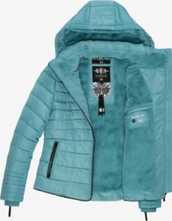 Marikoo Winterjassen Winterjas Amber Dames Blauw -Chique Kleding Winkel 68019605e03ed32fe7dea4f5f95f1ac6
