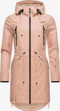 Marikoo Parkas Tussenparka Dames Rosa -Chique Kleding Winkel 680961526d2240f6efea1cef296cef63