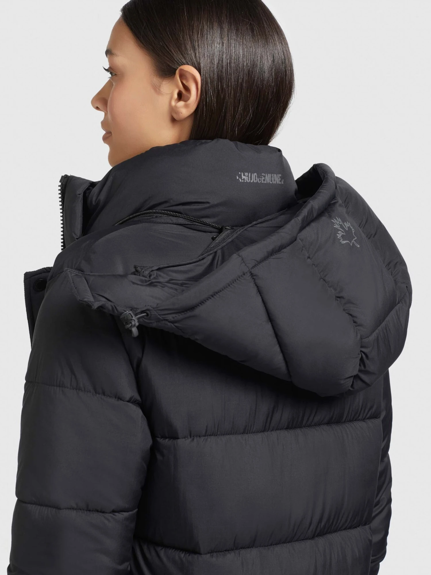 Khujo Wintermantels Wintermantel Corinna Dames Zwart 10 Khujo Wintermantels Wintermantel Corinna Dames Zwart - Afbeelding 8