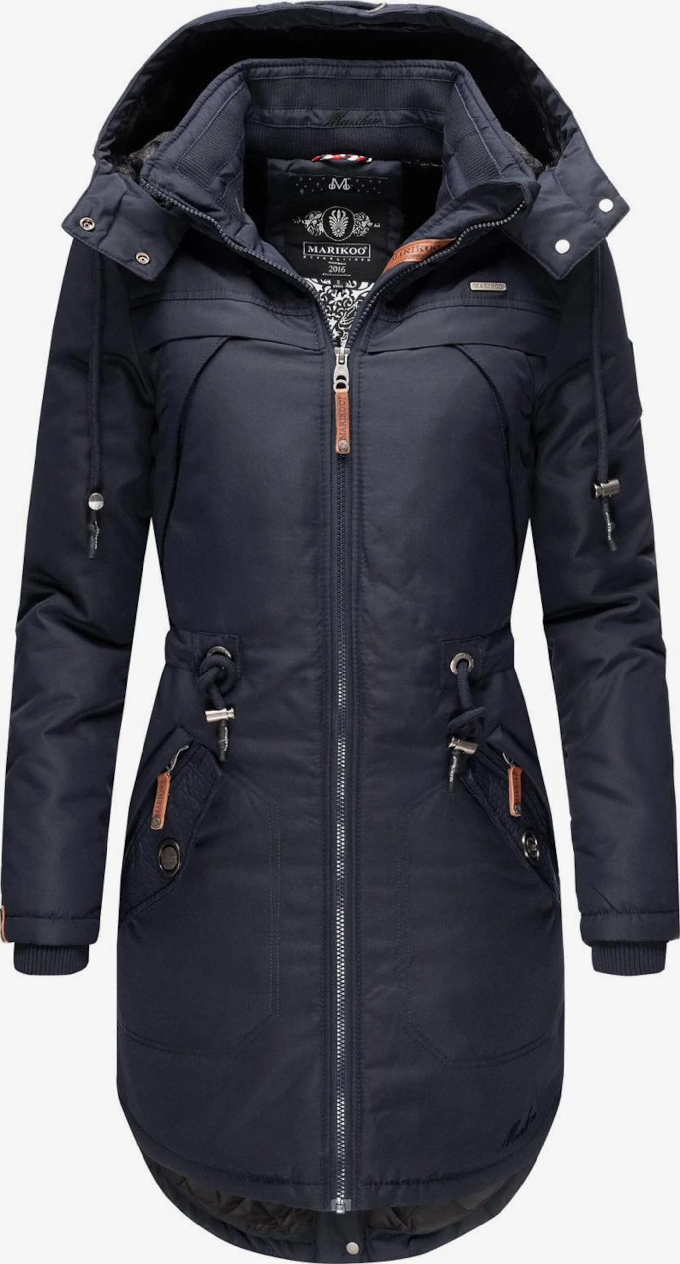 Marikoo Parkas Winterparka Kamii Dames Donkerblauw 3 Marikoo Parkas Winterparka Kamii Dames Donkerblauw