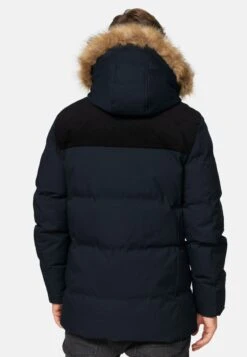 Indicode Jeans Parkas Winterparka Hexyl Heren Zwart -Chique Kleding Winkel 68f4df99d511b088a5b1b6dffe4ae0df
