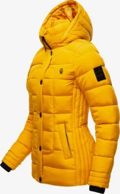 Marikoo Winterjassen Winterjas Qesraa Dames Geel -Chique Kleding Winkel 6902f573db786877eaaf16293a133dcb