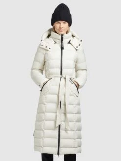 Khujo Wintermantels Wintermantel OLALLA MATT Dames Wolwit -Chique Kleding Winkel 6fefc41473bdba8ebfe5cbe9105b07fd