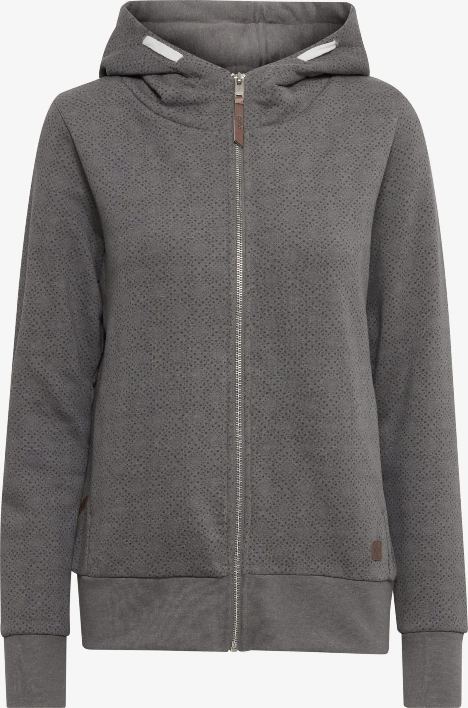 OXMO Sweatvesten Sweatvest VENDELA Dames Grijs / Grijs Gemêleerd 3 OXMO Sweatvesten Sweatvest VENDELA Dames Grijs / Grijs Gemêleerd