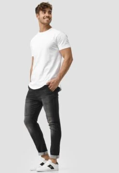 Indicode Jeans Pantalons Slimfit Broek Fabrizio Heren Zwart 11 Indicode Jeans Pantalons Slimfit Broek Fabrizio Heren Zwart -Chique Kleding Winkel 72b20ba9de678d8c50caba8b788d37c3