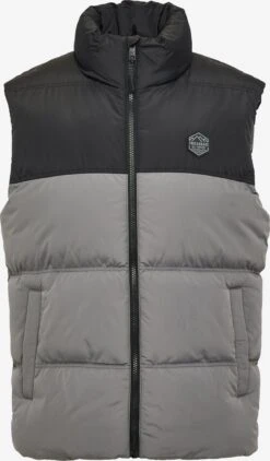 Threadbare Bodywarmers Bodywarmer Gilet Lethame Heren Zwart