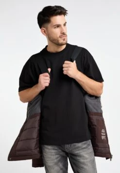 ICEBOUND Outdoor Jassen Functionele Jas Heren Donkerbruin -Chique Kleding Winkel 7426802bdfd165dda81c631979ec0659