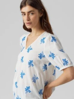 Vero Moda Blouses Met Korte Mouw Blouse Ursula Dames Wit 11 Vero Moda Blouses Met Korte Mouw Blouse Ursula Dames Wit -Chique Kleding Winkel 76a00989ce8c3513db822bb4465e4b59