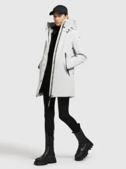 Khujo Winterjassen Winterjas Viona 3 Dames Lichtgrijs -Chique Kleding Winkel 7872598079e16a635fa2fec08ae3a596