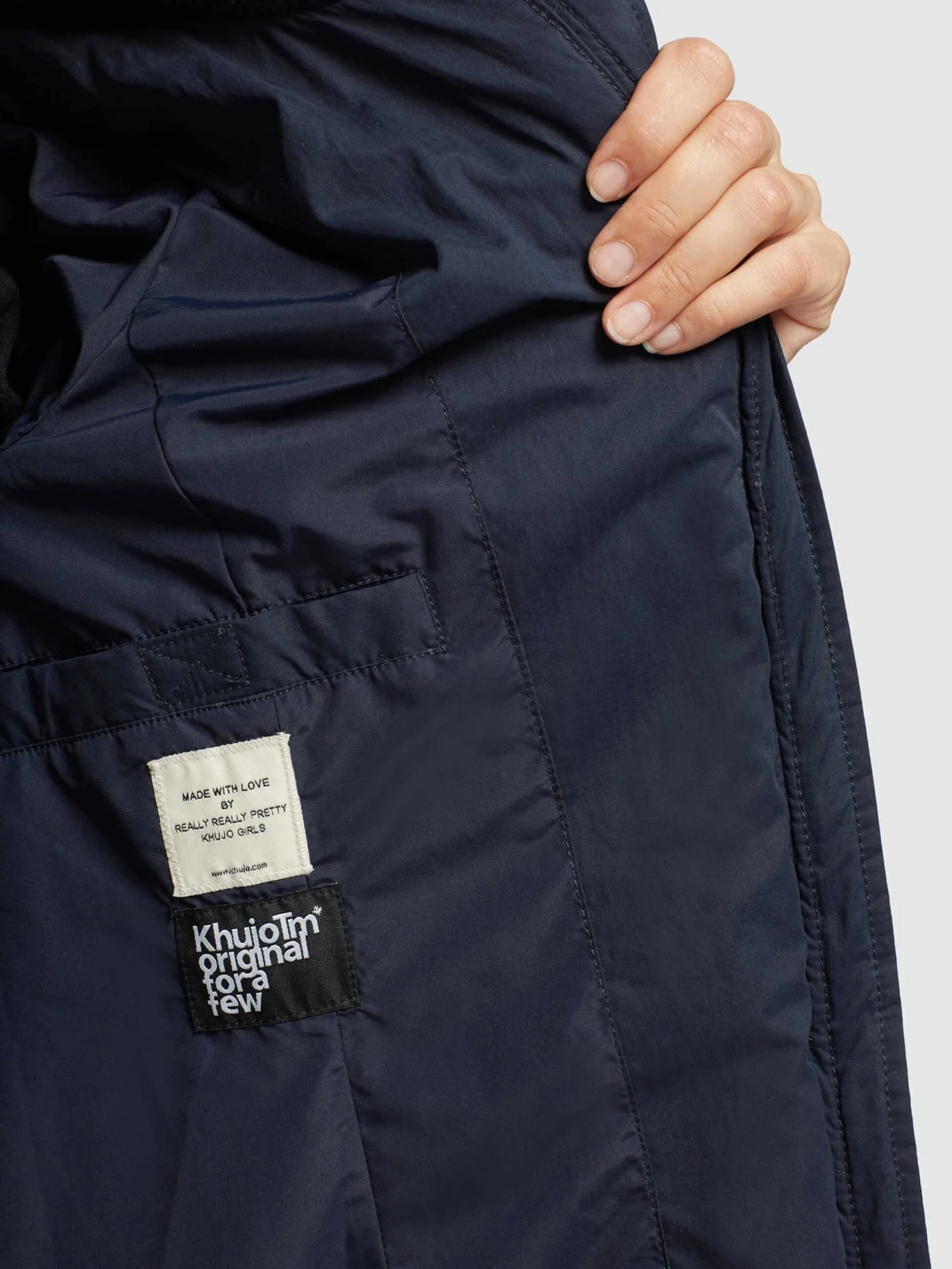 Khujo Winterjassen Winterjas Aribay Dames Navy 10 Khujo Winterjassen Winterjas Aribay Dames Navy - Afbeelding 8