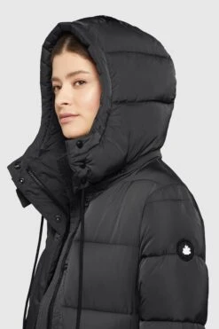 Khujo Wintermantels Wintermantel HAZELLE Dames Zwart -Chique Kleding Winkel 790730c624bf7713a9594d1d9a6a791d