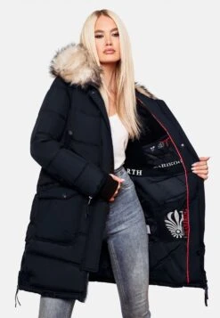 Marikoo Wintermantels Wintermantel Chaskaa Dames Navy 19 Marikoo Wintermantels Wintermantel Chaskaa Dames Navy -Chique Kleding Winkel 79a4653fb43ded0476db9b2860d737ef