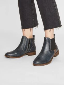 Mustang Enkellaarsjes Chelsea Boots Dames Navy 13 Mustang Enkellaarsjes Chelsea Boots Dames Navy -Chique Kleding Winkel 7b53bf11165fccffd965890d032c5da5