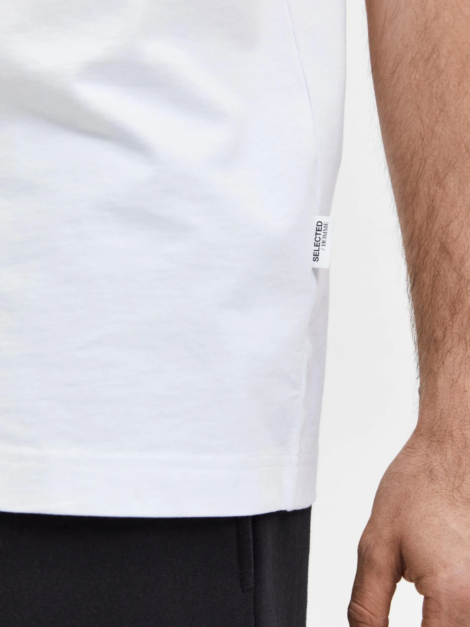 Selected Homme T-shirts Shirt TRUMAN Heren Wit 8 Selected Homme T-shirts Shirt TRUMAN Heren Wit - Afbeelding 6