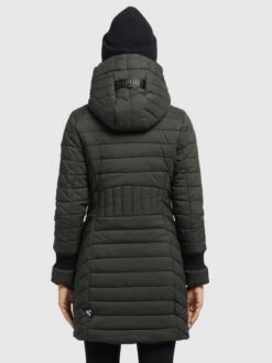 Khujo Wintermantels Wintermantel Nita Dames Kaki -Chique Kleding Winkel 7ca0cd4ba24908ed549154580d6265ff