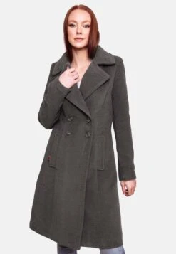 Navahoo Wintermantels Wintermantel Wooly Dames Antraciet -Chique Kleding Winkel 7d4d2d470dd902996c836c2ecf64b63a