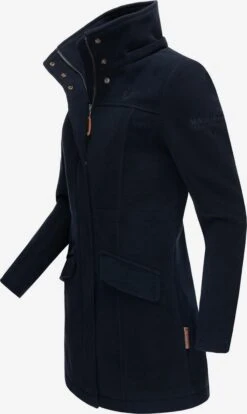 Marikoo Wintermantels Wintermantel Dames Navy -Chique Kleding Winkel 7f8fe50eac08a358e82c0cba2badb0d4
