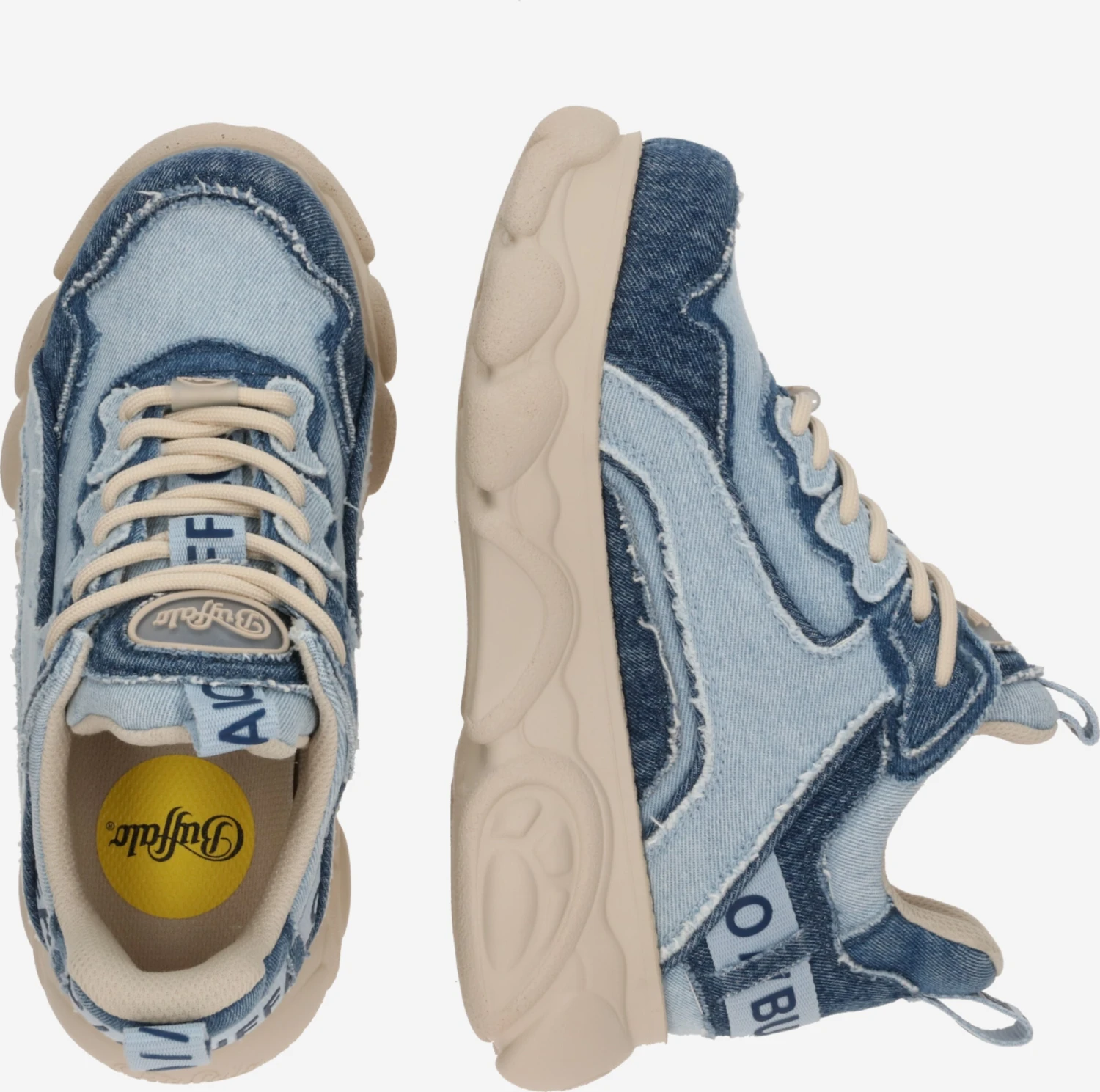 Buffalo Fashion Sneakers Sneakers Laag CLD CHAI Dames Lichtblauw 4 Buffalo Fashion Sneakers Sneakers Laag CLD CHAI Dames Lichtblauw - Afbeelding 2