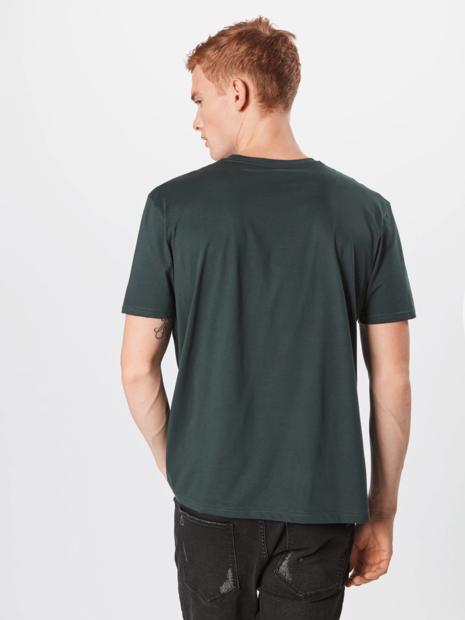 Alpha Industries T-shirts Regular Fit Shirt Heren Smaragd 6 Alpha Industries T-shirts Regular Fit Shirt Heren Smaragd - Afbeelding 4