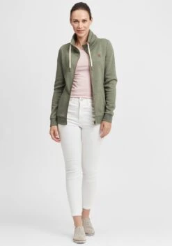 OXMO Sweatvesten Sweatvest Vicky Dames Groen 10 OXMO Sweatvesten Sweatvest Vicky Dames Groen -Chique Kleding Winkel 80faccbfe48cc76b007603a67df83e7e