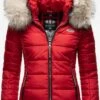 Marikoo Winterjassen Winterjas Lerikaa Dames Rood 1 Marikoo Winterjassen Winterjas Lerikaa Dames Rood -Chique Kleding Winkel 86e8a7520ce4eeb271fcb0aacf13d011