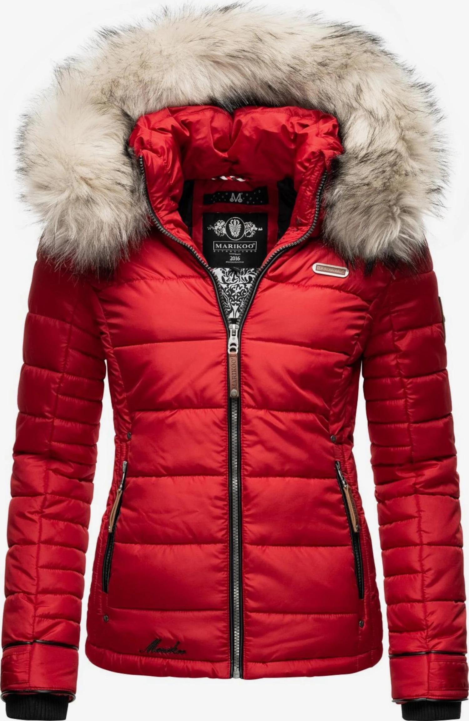 Marikoo Winterjassen Winterjas Lerikaa Dames Rood 3 Marikoo Winterjassen Winterjas Lerikaa Dames Rood