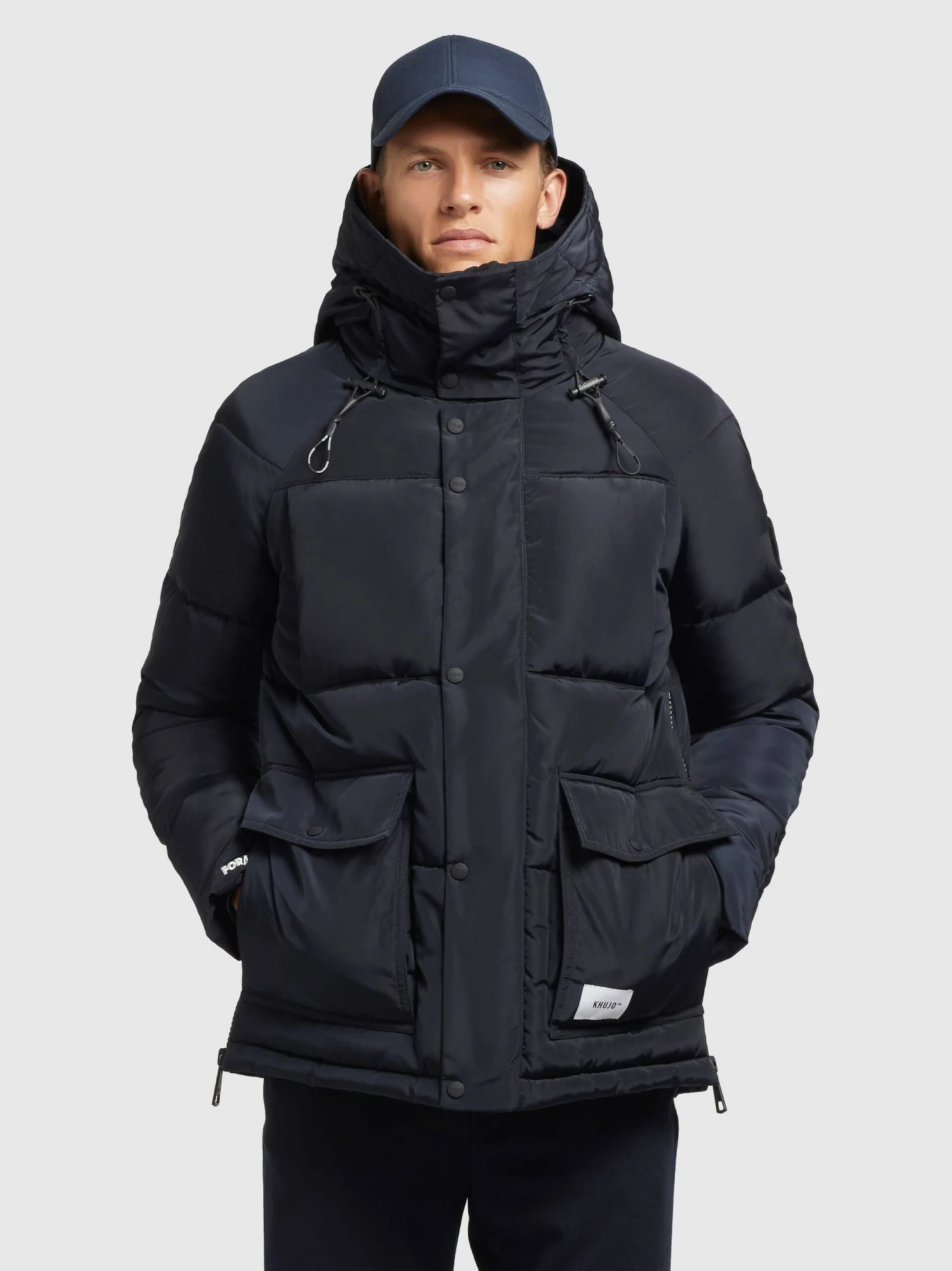 Khujo Winterjassen Winterjas Jedi Heren Donkerblauw 4 Khujo Winterjassen Winterjas Jedi Heren Donkerblauw - Afbeelding 2