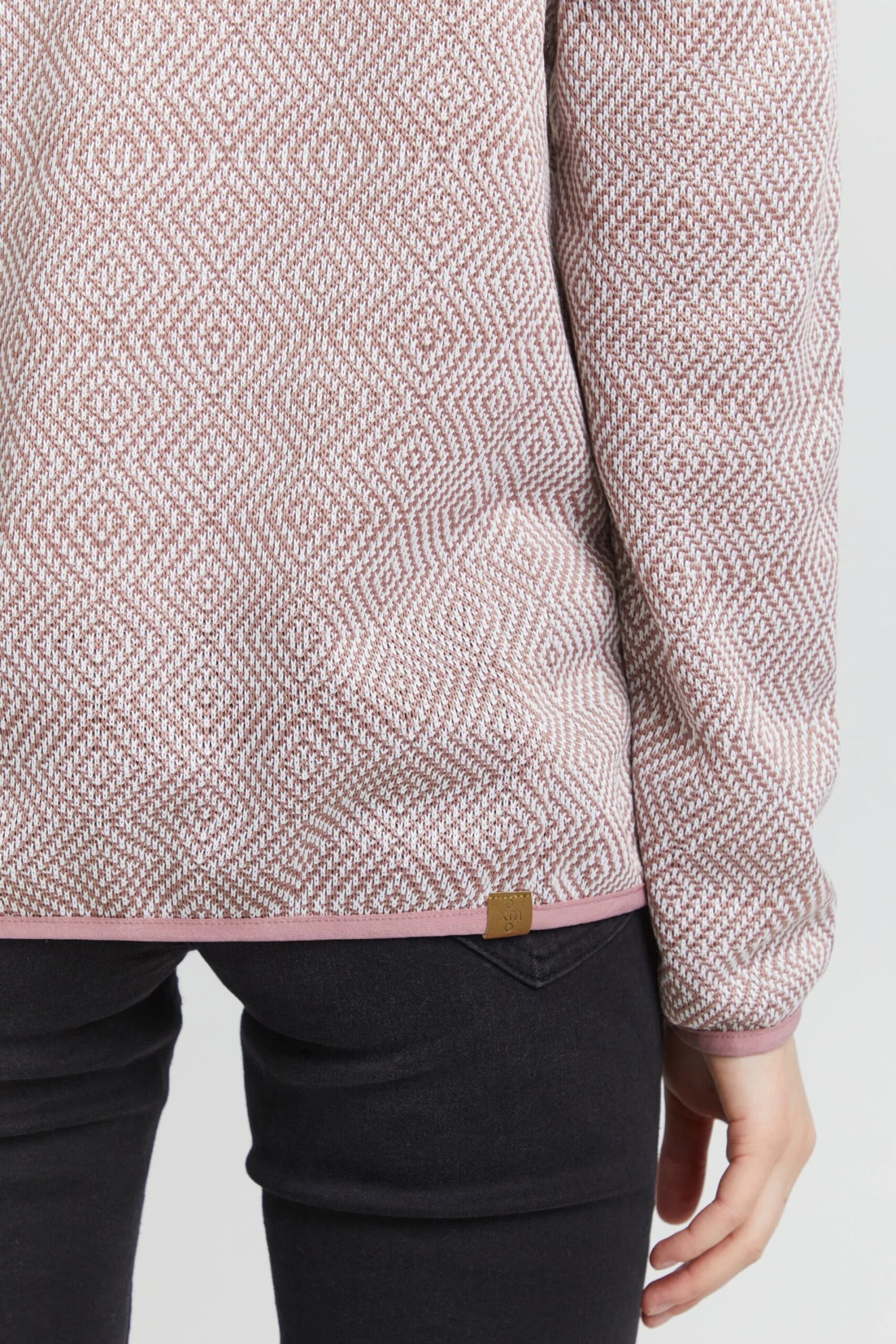 OXMO Outdoor Jassen Fleece Jas Pebbles Dames Roze 8 OXMO Outdoor Jassen Fleece Jas Pebbles Dames Roze - Afbeelding 6