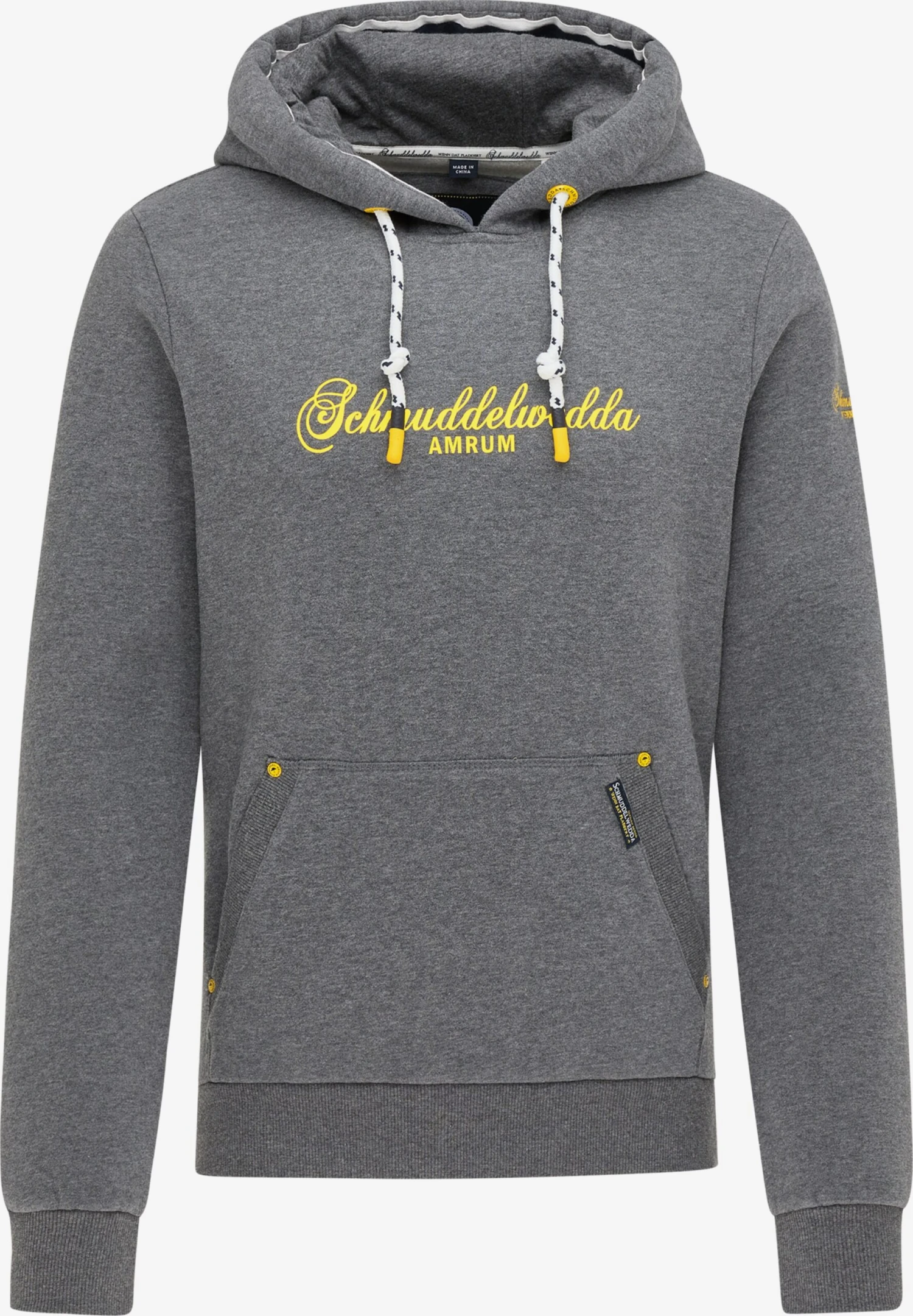 Schmuddelwedda Hoodies Sweatshirt Amrum Heren Grijs Gemêleerd 3 Schmuddelwedda Hoodies Sweatshirt Amrum Heren Grijs Gemêleerd