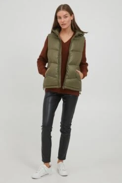 OXMO Bodywarmers Bodywarmer TABITA Dames Olijfgroen 10 OXMO Bodywarmers Bodywarmer TABITA Dames Olijfgroen -Chique Kleding Winkel 8b31b31eb9528135aad638e3a4f82b36