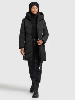 Khujo Wintermantels Wintermantel Formin Dames Zwart -Chique Kleding Winkel 8bd0a2f80b076537c56c40b4aa7a31e0