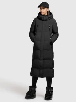 Khujo Tussenmantels Tussenmantel Melona Dames Zwart -Chique Kleding Winkel 8d298777f2d691999e154d6d75a5d38f