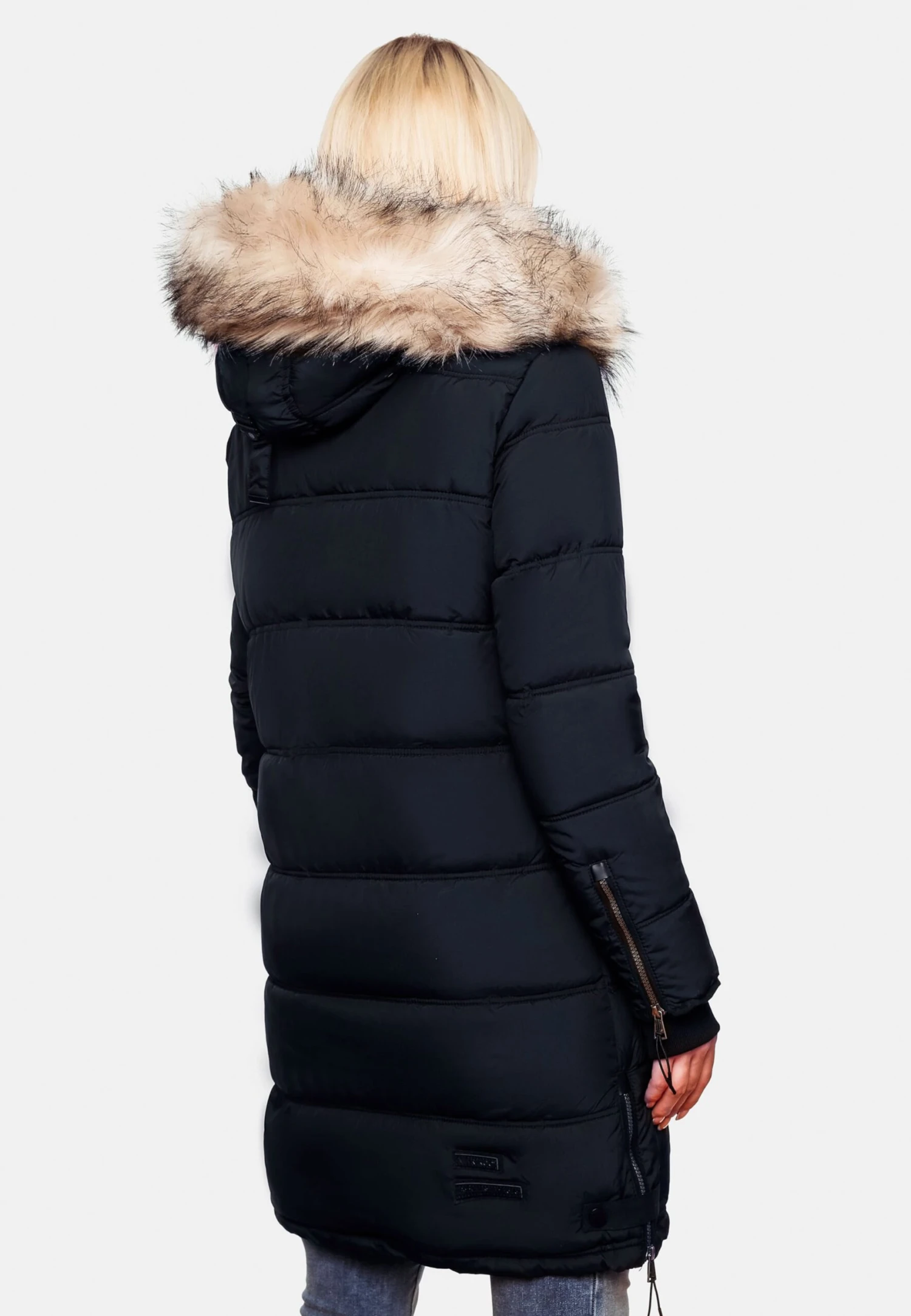 Marikoo Wintermantels Wintermantel Chaskaa Dames Navy 9 Marikoo Wintermantels Wintermantel Chaskaa Dames Navy - Afbeelding 7