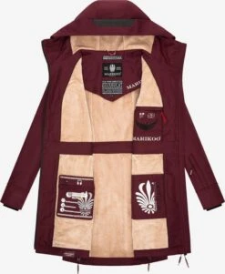 Marikoo Parkas Tussenparka Dames Bordeaux -Chique Kleding Winkel 8f8dc5687dad9b1979af09d09ae3b0fc
