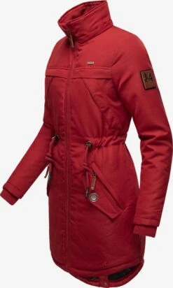 Marikoo Parkas Winterparka Kamii Dames Rood -Chique Kleding Winkel 9297bb481096ef956d1daea869df2dbf