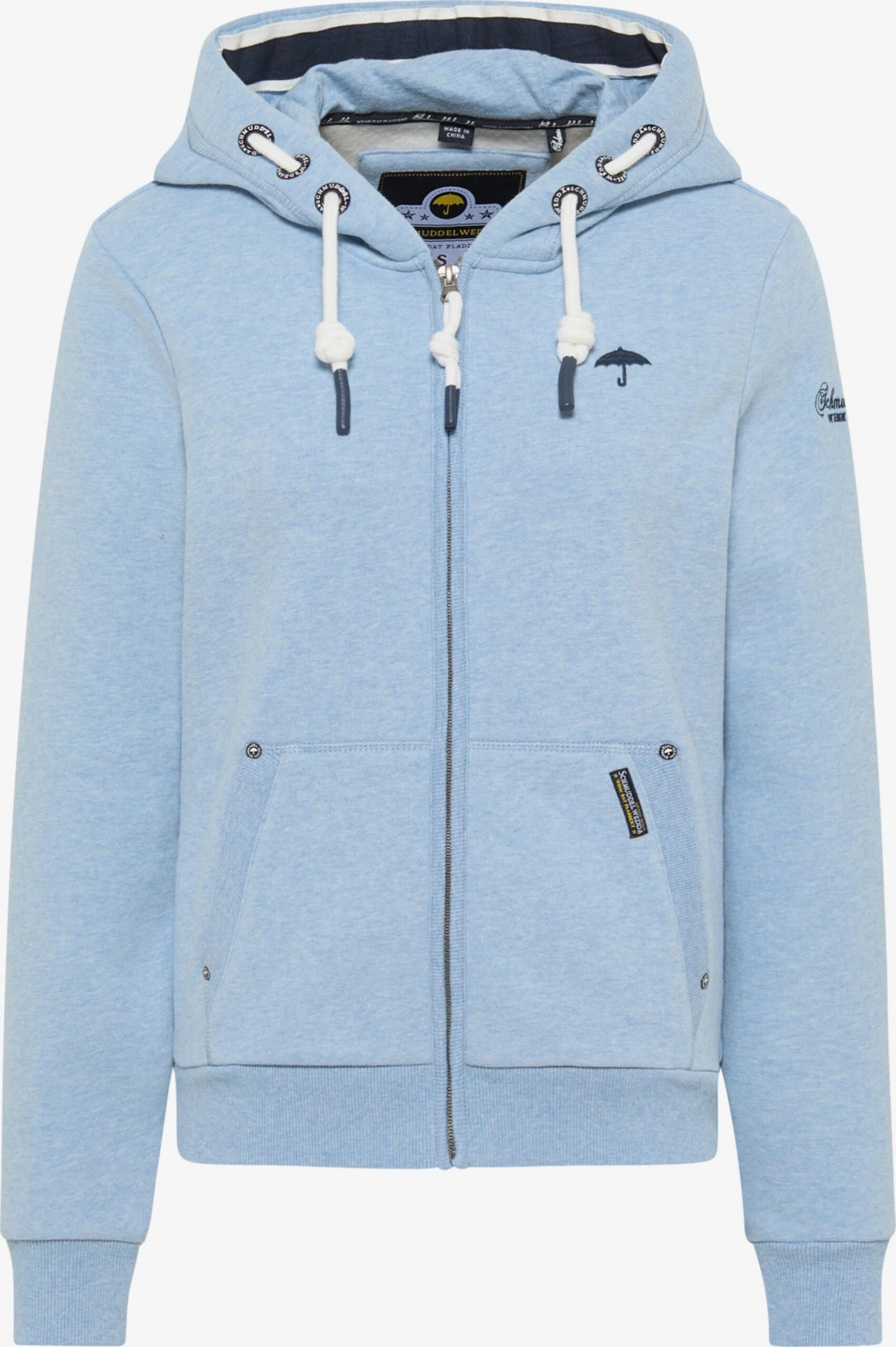 Schmuddelwedda Sweatvesten Sweatvest Dames Navy / Blauw Gemêleerd 3 Schmuddelwedda Sweatvesten Sweatvest Dames Navy / Blauw Gemêleerd