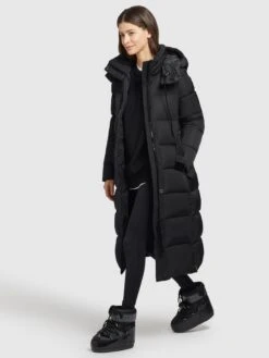 Khujo Wintermantels Wintermantel HAZELLE Dames Zwart -Chique Kleding Winkel 948352e593f36244501495bc9908c5e6