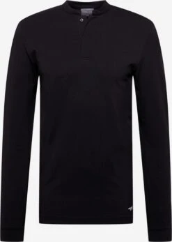 DRYKORN Longsleeves Shirt KENO Heren Zwart