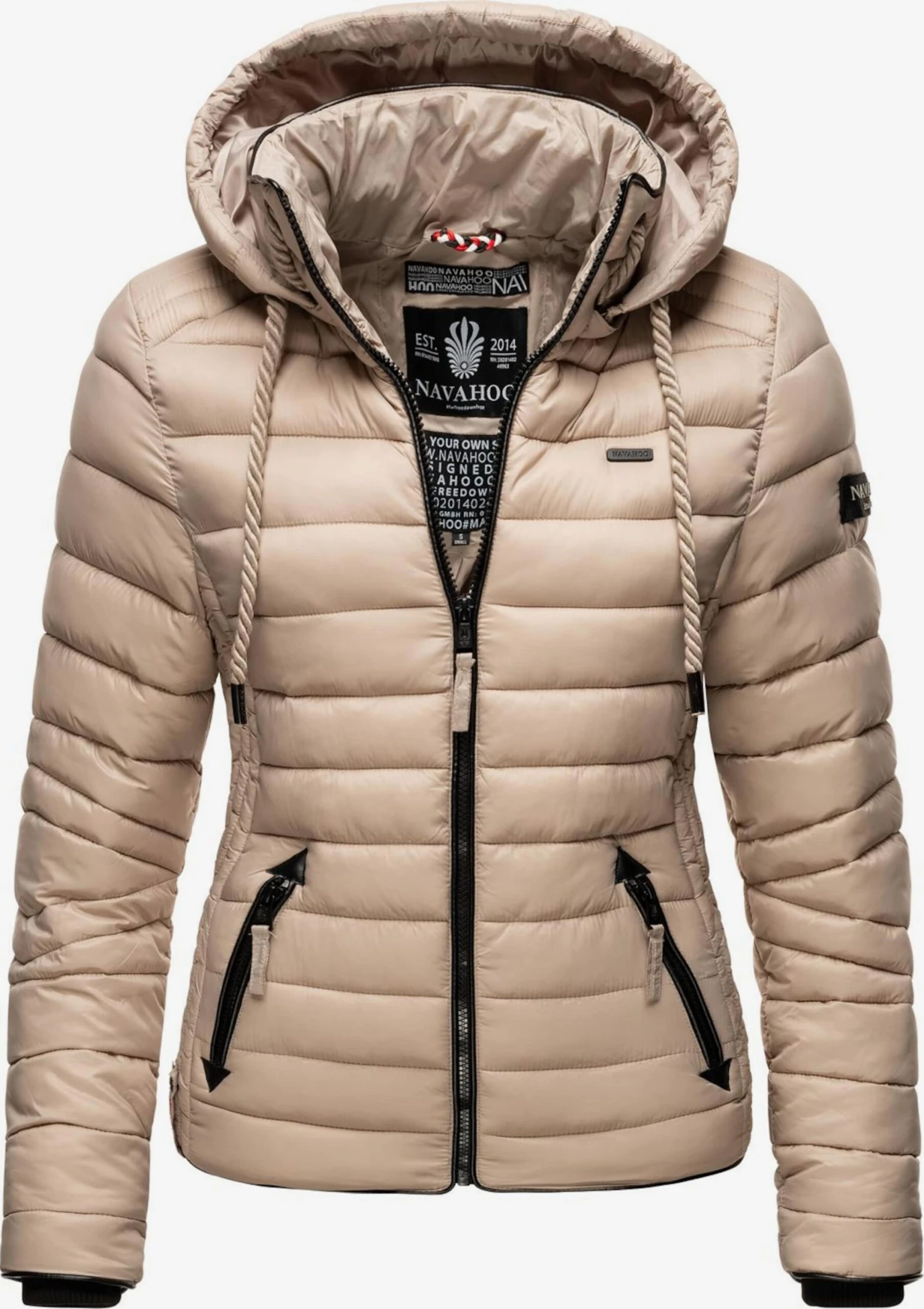 Navahoo Tussenjassen Tussenjas Lulana Dames Taupe 3 Navahoo Tussenjassen Tussenjas Lulana Dames Taupe