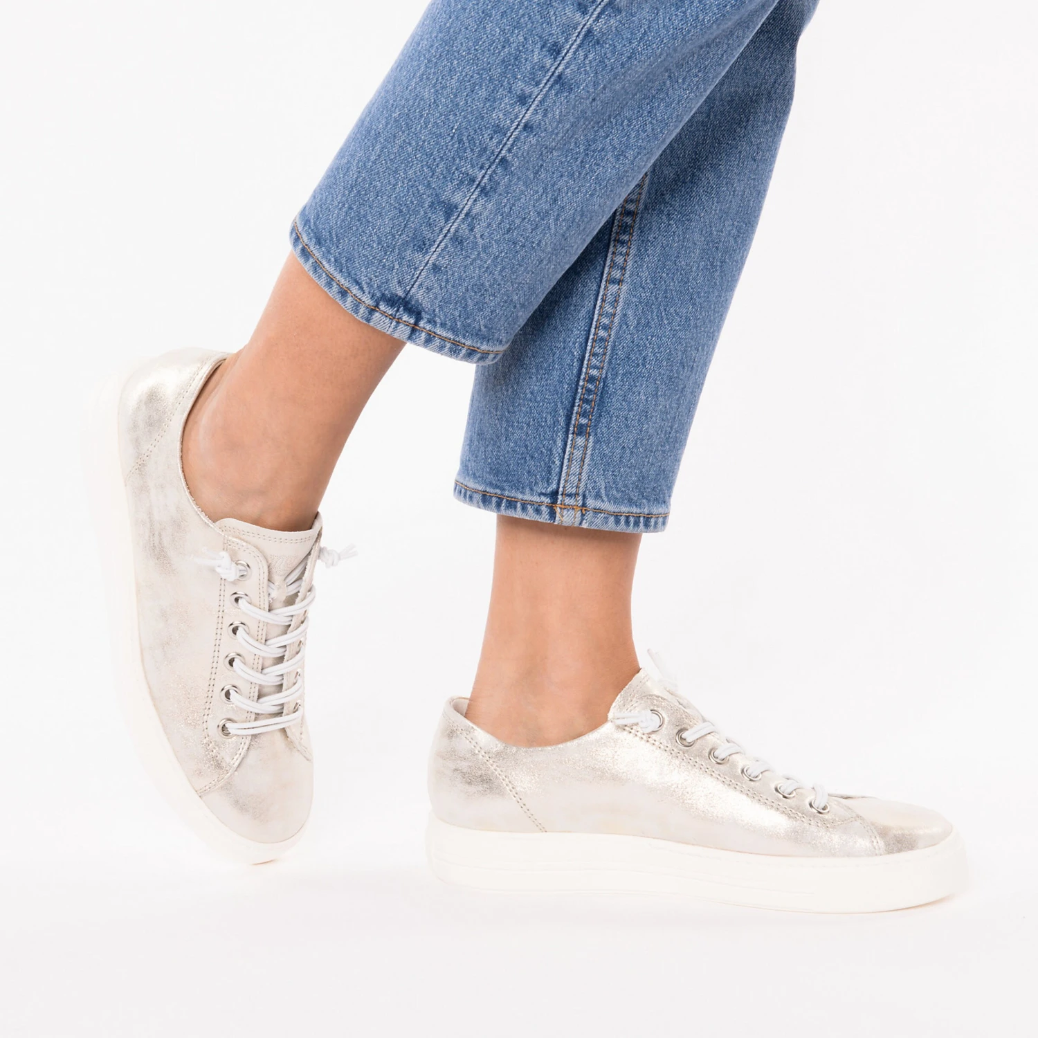 Paul Green Fashion Sneakers Sneakers Laag Dames Goud 8 Paul Green Fashion Sneakers Sneakers Laag Dames Goud - Afbeelding 6