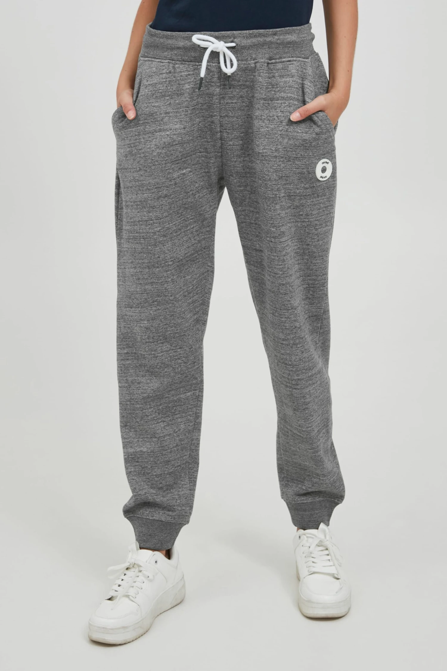 OXMO Sweatpants Loosefit Broek Heldana Dames Grijs Gemêleerd 4 OXMO Sweatpants Loosefit Broek Heldana Dames Grijs Gemêleerd - Afbeelding 2