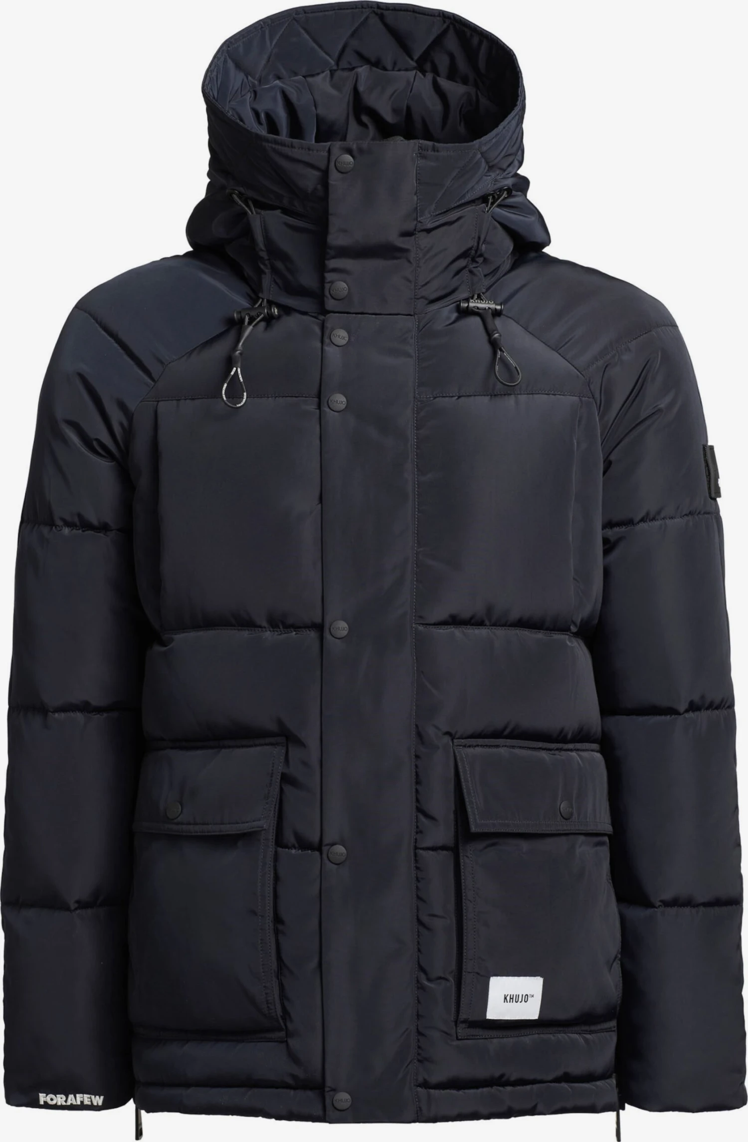 Khujo Winterjassen Winterjas Jedi Heren Donkerblauw 3 Khujo Winterjassen Winterjas Jedi Heren Donkerblauw