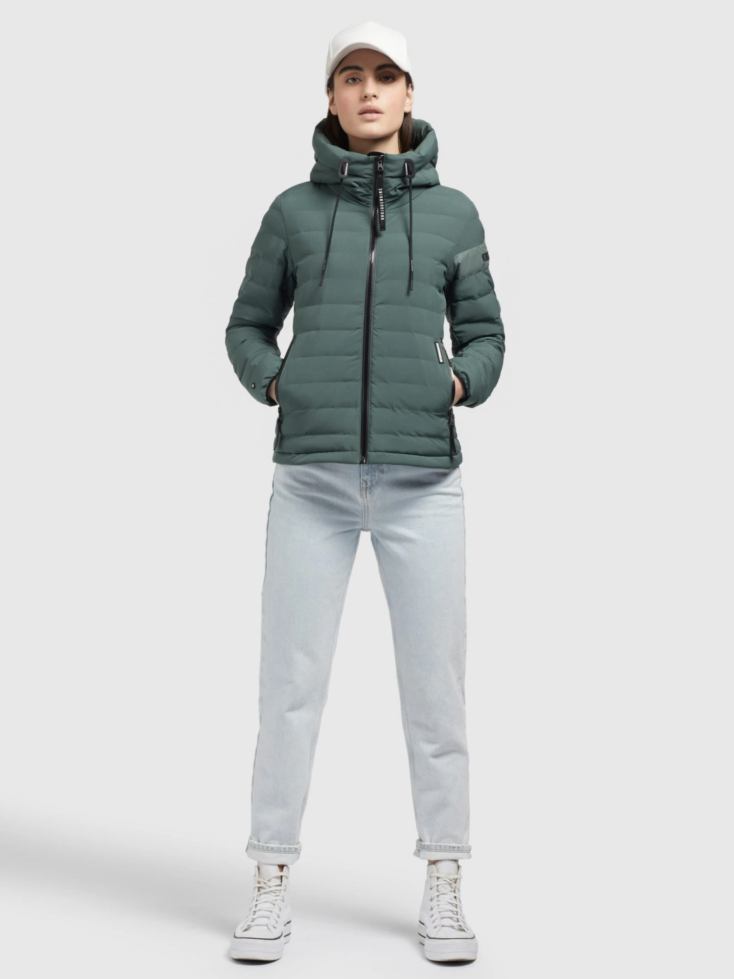 Khujo Tussenjassen Tussenjas Lovina4 Matt Dames Smaragd 5 Khujo Tussenjassen Tussenjas Lovina4 Matt Dames Smaragd - Afbeelding 3