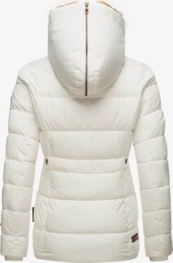 Marikoo Winterjassen Winterjas Nekoo Dames Wit -Chique Kleding Winkel 9c17f64a031485bb688f9280fbd2fcba