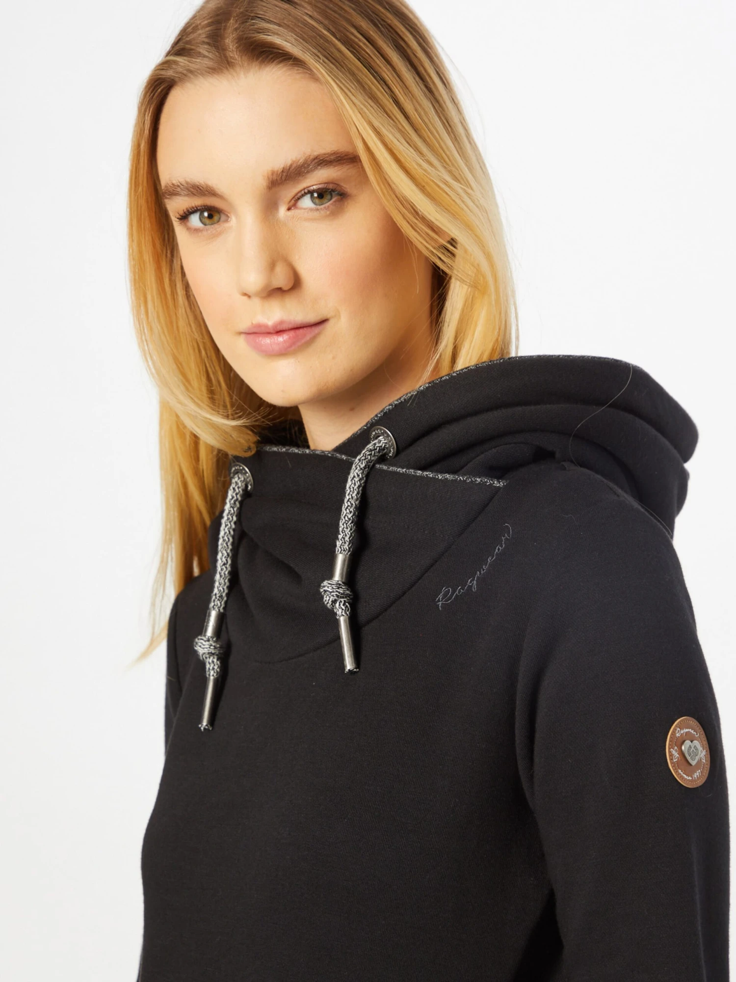 Ragwear Hoodies Sweatshirt Dames Zwart 4 Ragwear Hoodies Sweatshirt Dames Zwart - Afbeelding 2