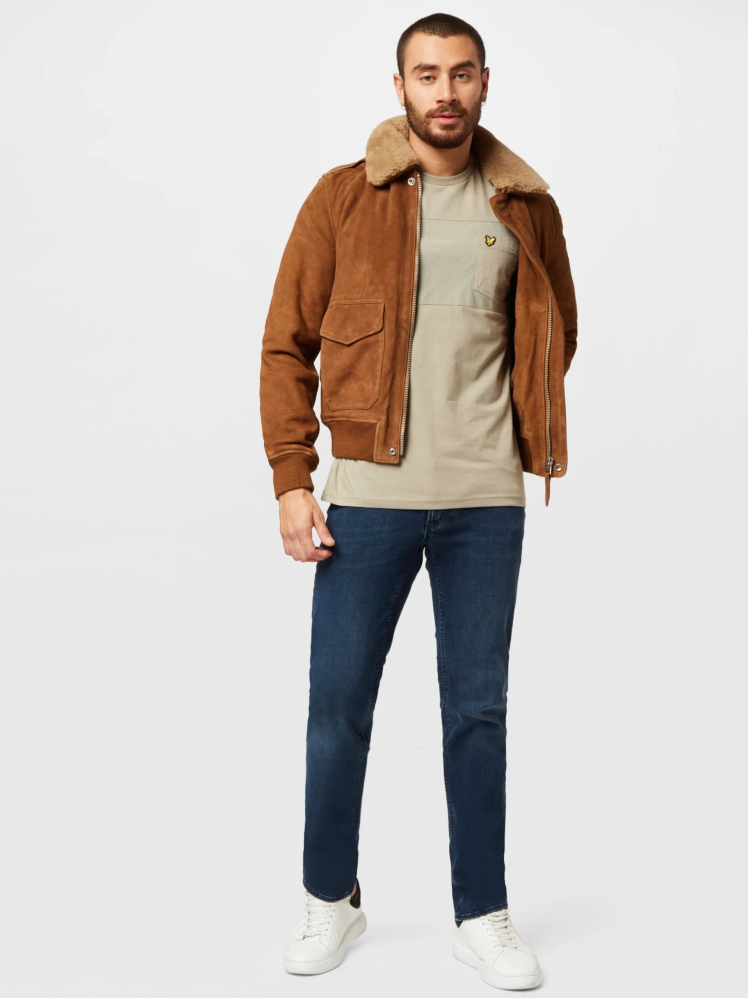 Lyle & Scott T-shirts Shirt Heren Kaki / Lichtgroen 7 Lyle & Scott T-shirts Shirt Heren Kaki / Lichtgroen - Afbeelding 5