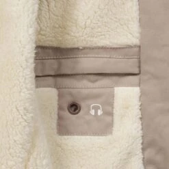 Marikoo Winterjassen Winterjas Manolya Dames Lichtbeige -Chique Kleding Winkel a34cab29bcf01051775cde439aadf4d9